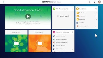 GCdocs16 | How to work with Favorites in Smart View