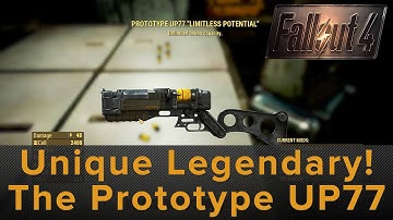 Fallout 4: The "Prototype UP77 Limitless Potential" Unique Legendary Weapon!