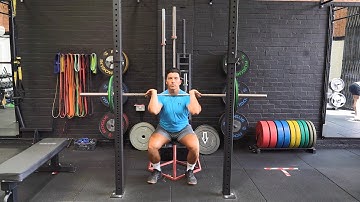 Mid Box Front Squat | Squat | Strength and Conditioning Exercises