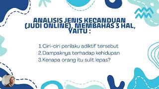 PRESENTASI KELOMPOK 3 "Kecanduan Judi Online Pada Remaja"
