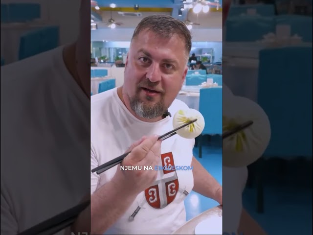 Baozi na srpski način: Mekano testo i iznenađenje unutra #shorts