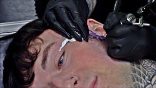 I GOT MY FACE TATTOOED! *INTENSE*