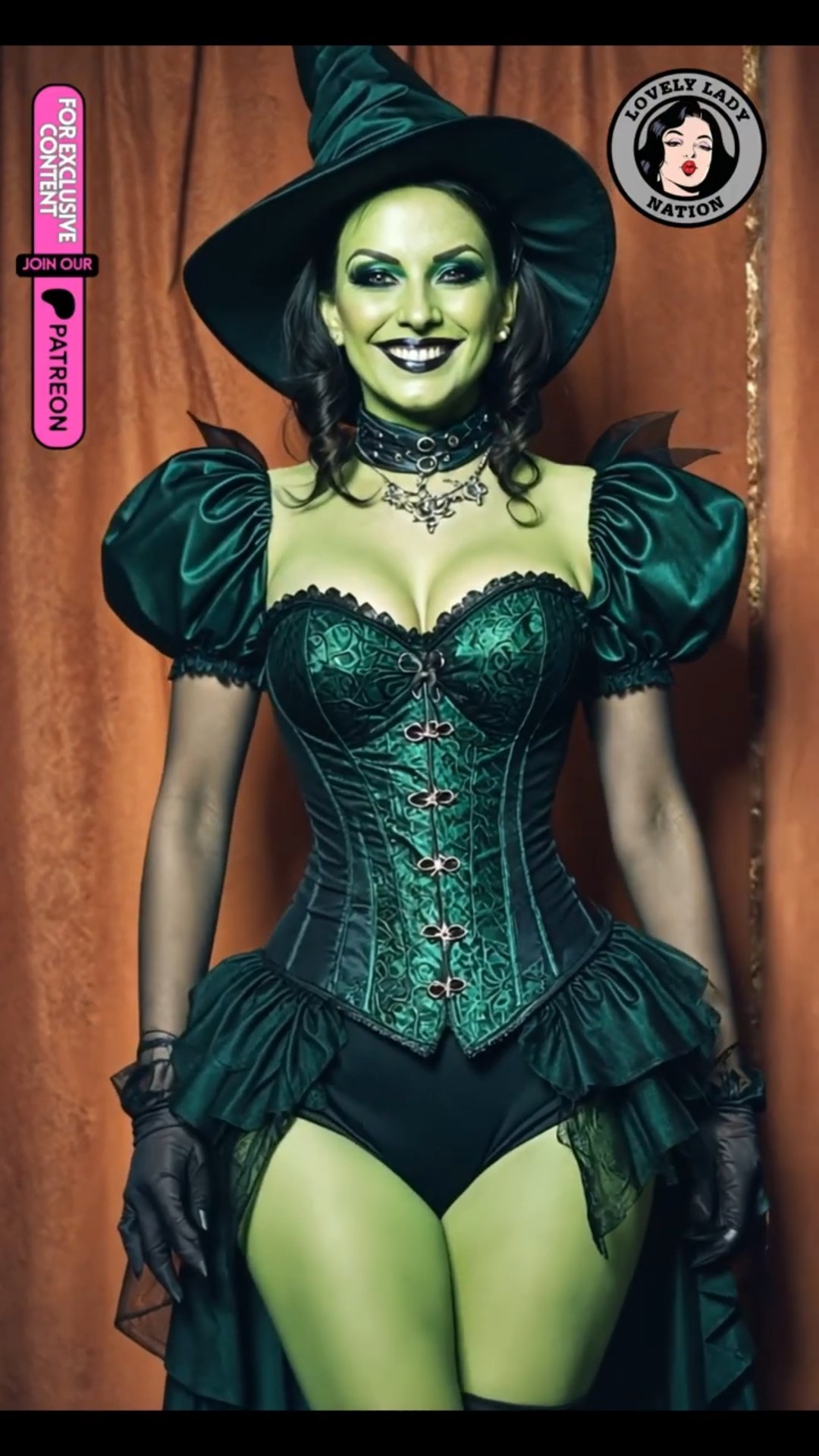 pretty green witches will cast a spell on you VIDEO SLIDESHOW VOL.9 #wicked