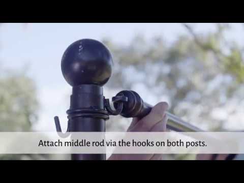 how-to-setup-free-standing-curtain-rods---improvements-catalog