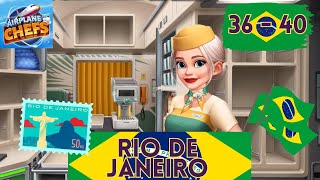 AIRPLANE CHEFS: Rio de Janeiro Levels 36 - 40 Expert Levels ⭐⭐⭐ (Cooking Game) screenshot 5