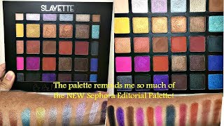 New Bebella Cosmetics Pro Slayette Palette Review, Swatches, And Makeup Tutorial