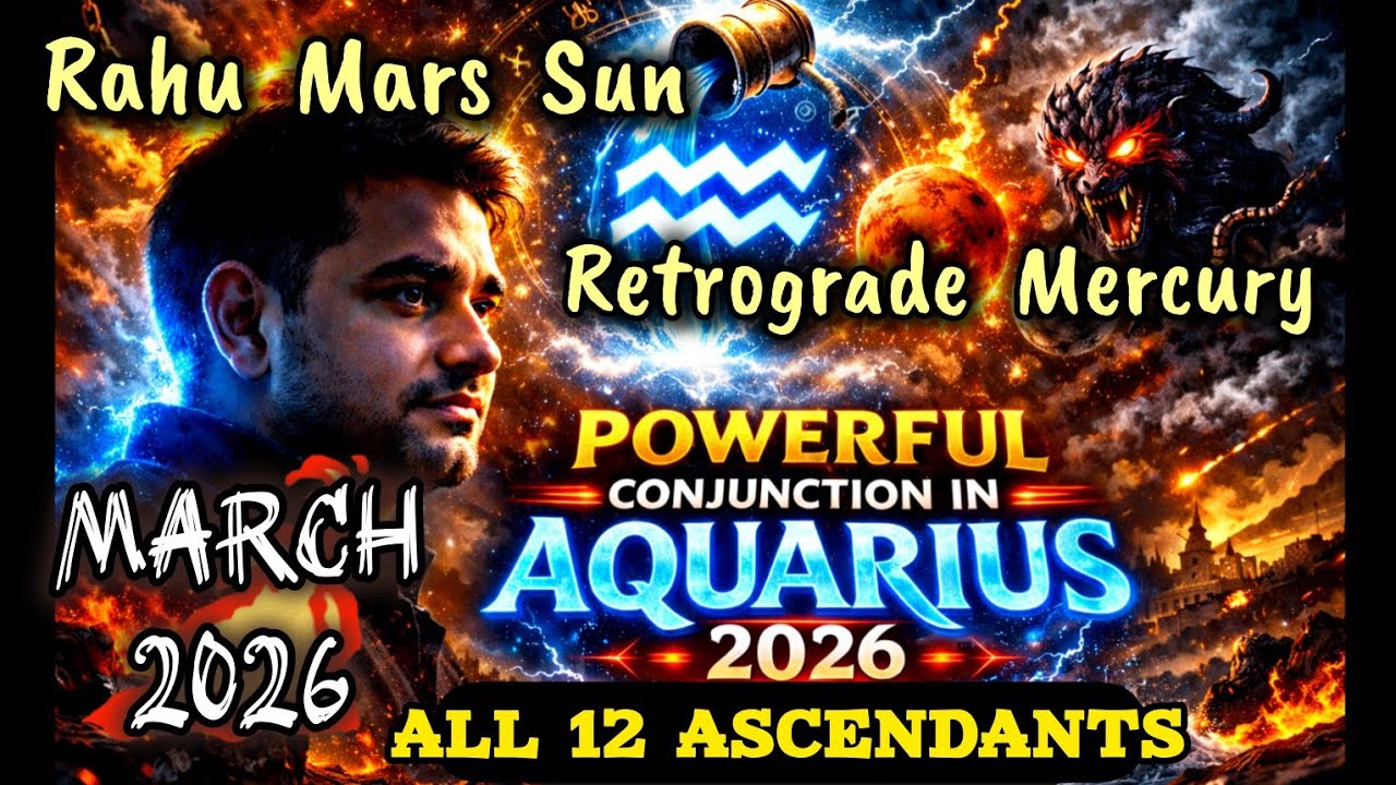 🔥 For all 12 Ascendant Signs 🔥 Powerful Conjunction in Aquarius 2026 🔥 ...