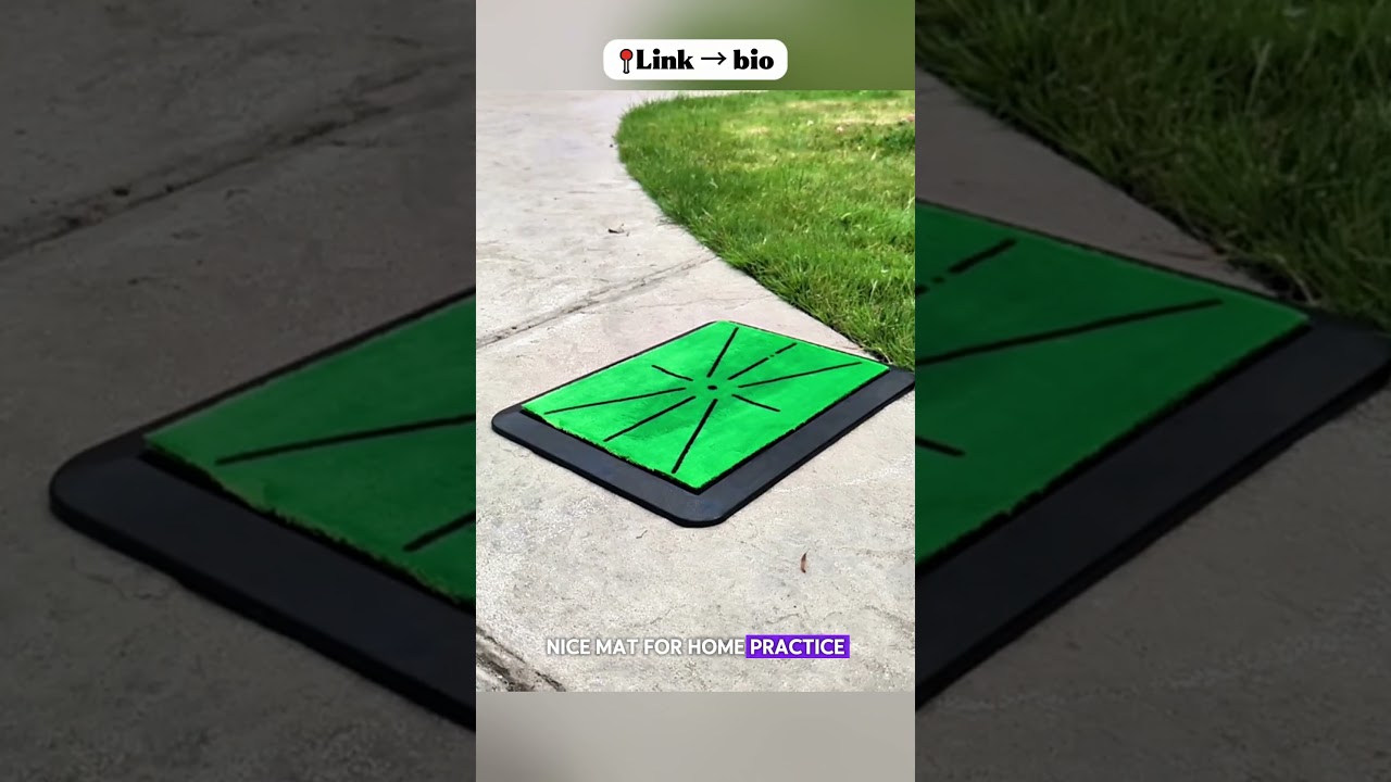 Save Time and Money, Practice Golf at Home with This Mat!