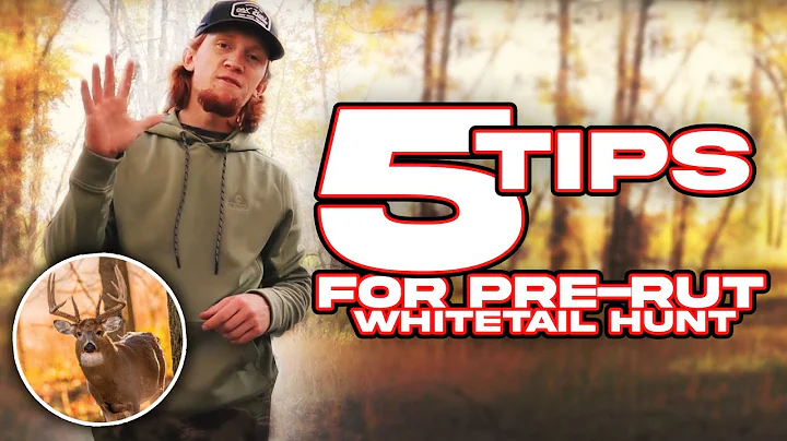 5 *BEST* PRE-RUT DEER HUNTING TIPS!!