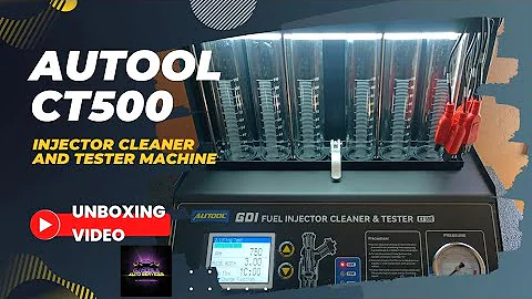 Autool CT500 GDI Fuel Injectors Cleaner & Tester Unboxing Video.
