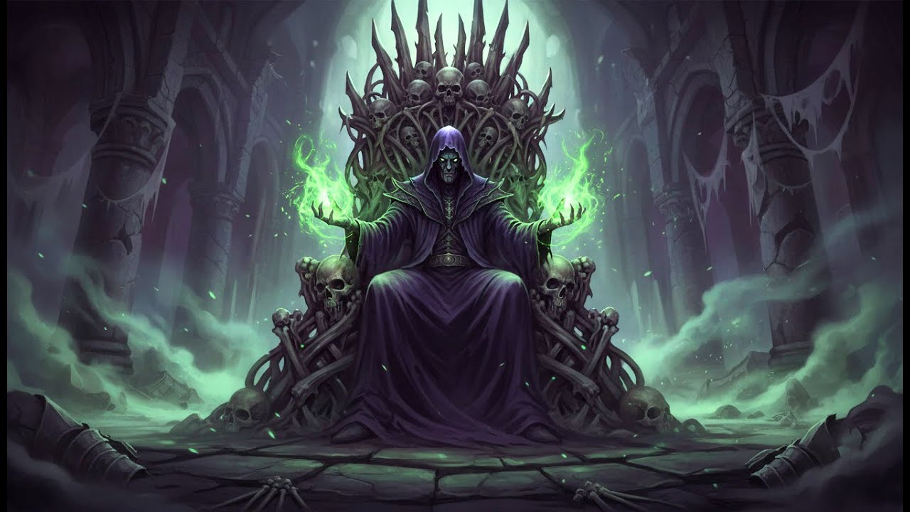 Throne of Bones 💀 | Epic Villain Song (Symphonic Metal / Necromancer Theme)