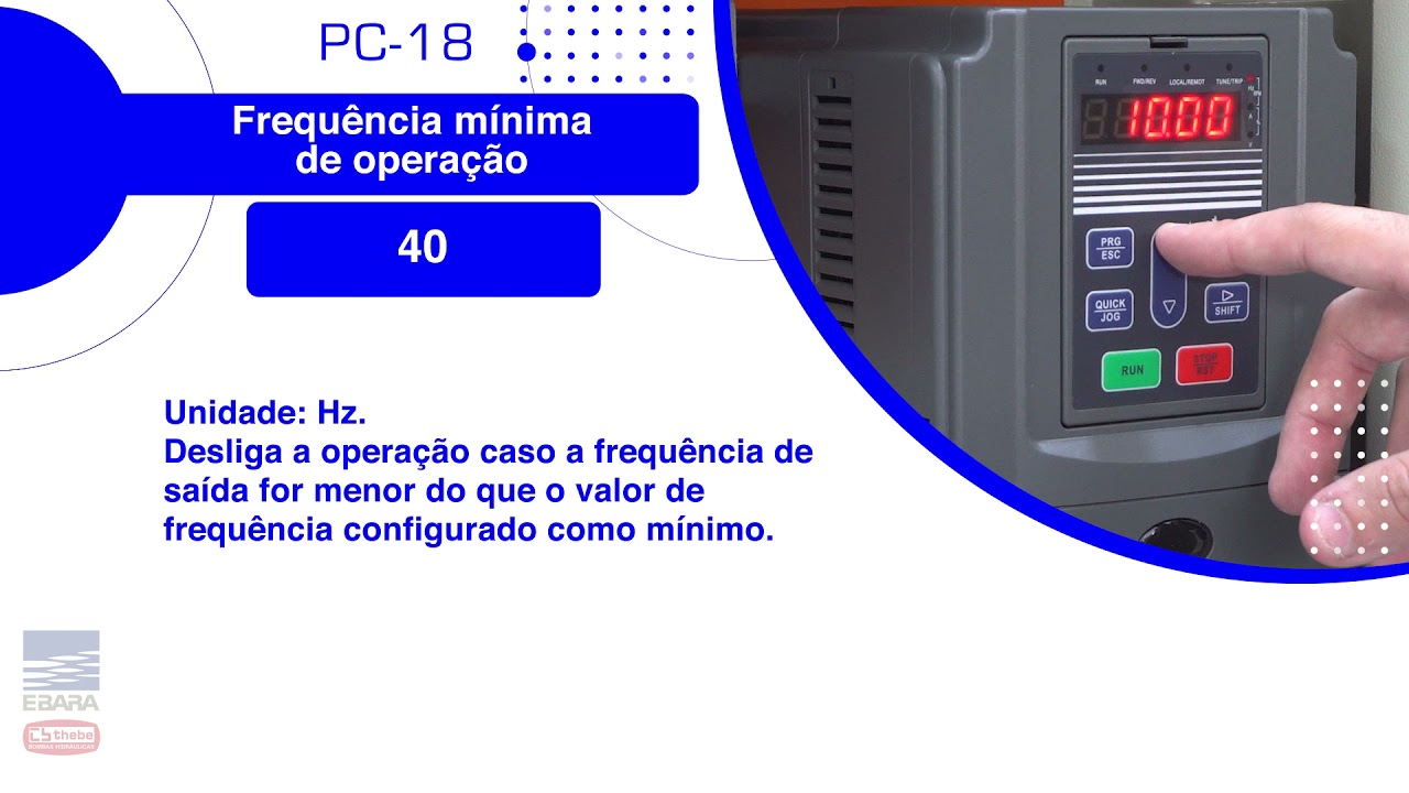 Parametrização - Inversor solar TSIM (ÉCAROS)