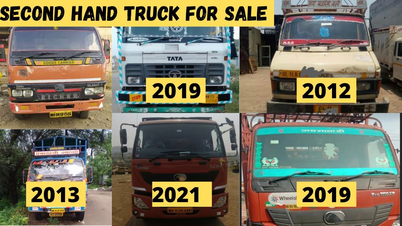 SECOND HAND TRUCK FOR SALE TATA 3118/407 EICHER 1110/3019/1059