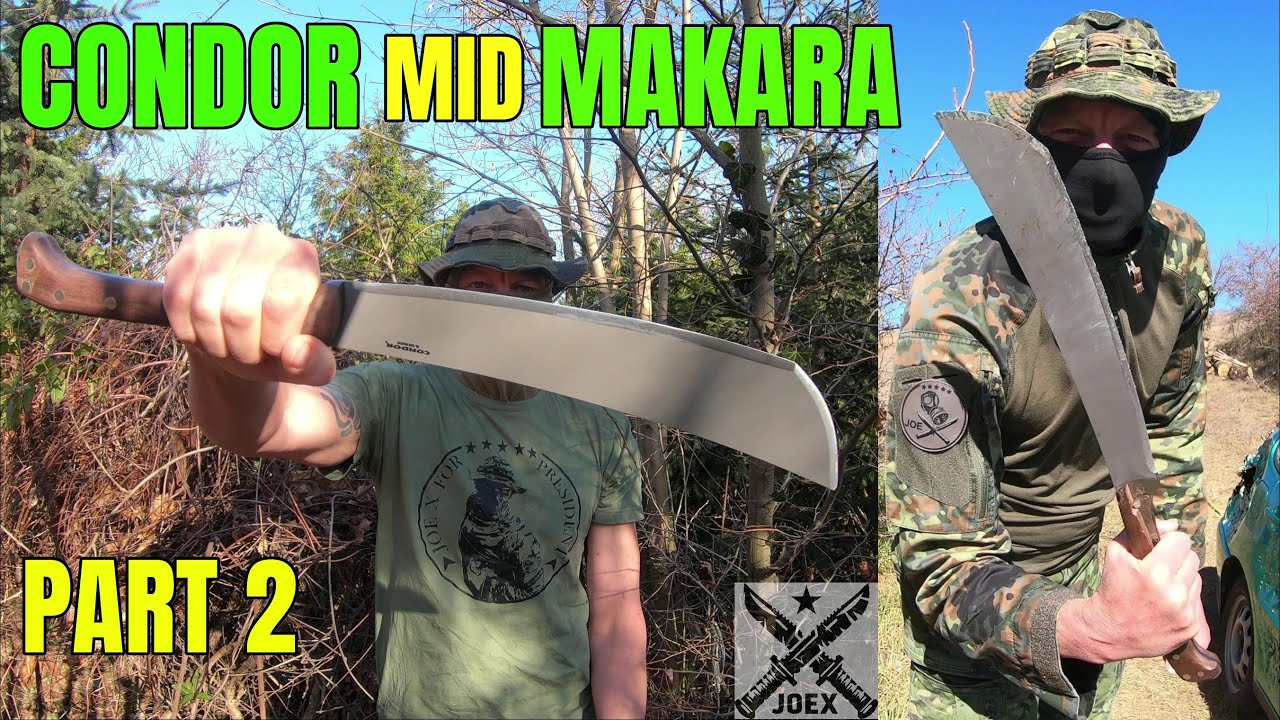 CONDOR MID MAKARA MACHETE - PART 2 - DESTRUCTION TEST - JOE FLOWERS DESIGN - 1075 - UNTIL IT BREAKS