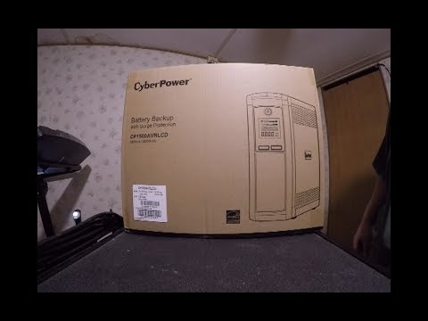 2018 11 2 UnBoxing CyberPower CP1500AVRLCD Intelligent LCD UPS System