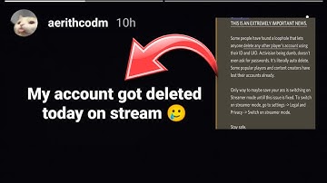Aerith Account Got Deleted just like IFerg Account