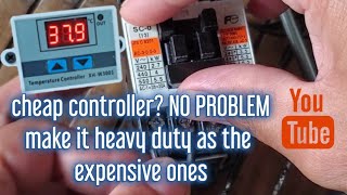 Temperature control + magnetic contactor tutorial video