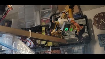 Moving hydroponic robot arms into needed position for seeding and harvesting.