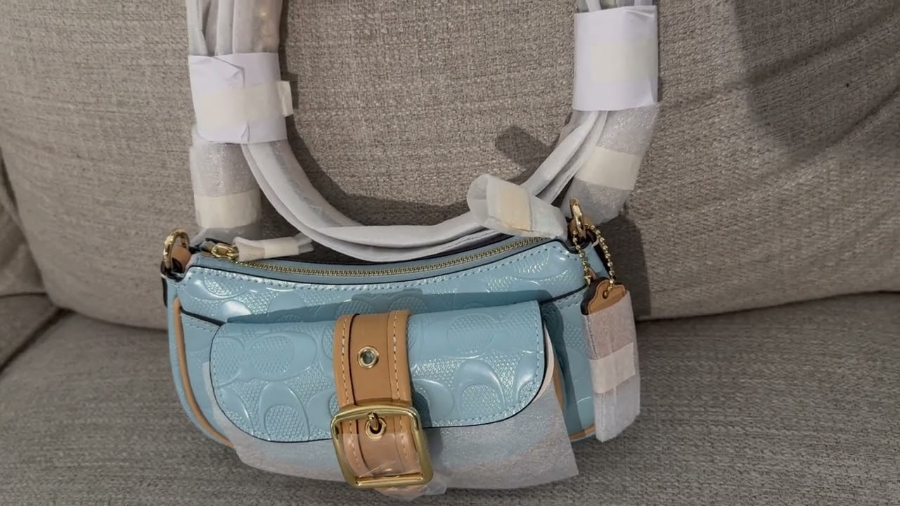 New Coach Drop|Ashton Mini Shoulder Bag In Light Blue|It Made Me Sad|Should  I Keep It