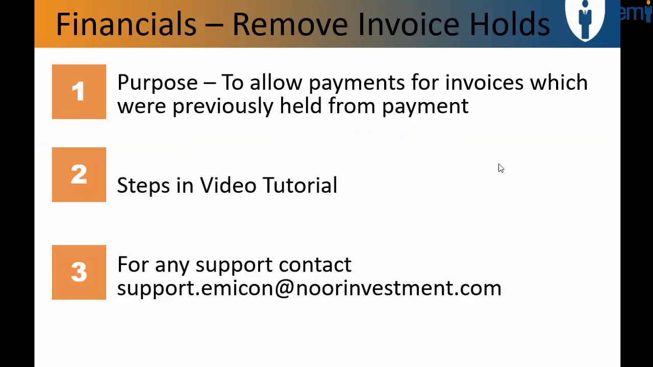 NFIC Invoices Process Video