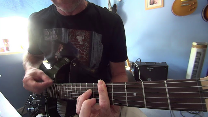 Orgasm Addict Guitar version - Guitar performance video thumbnail