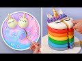 Top Trending Rainbow Cake Decorating Videos For All the Rainbow Cake Lovers | Perfect Unicorn Cake