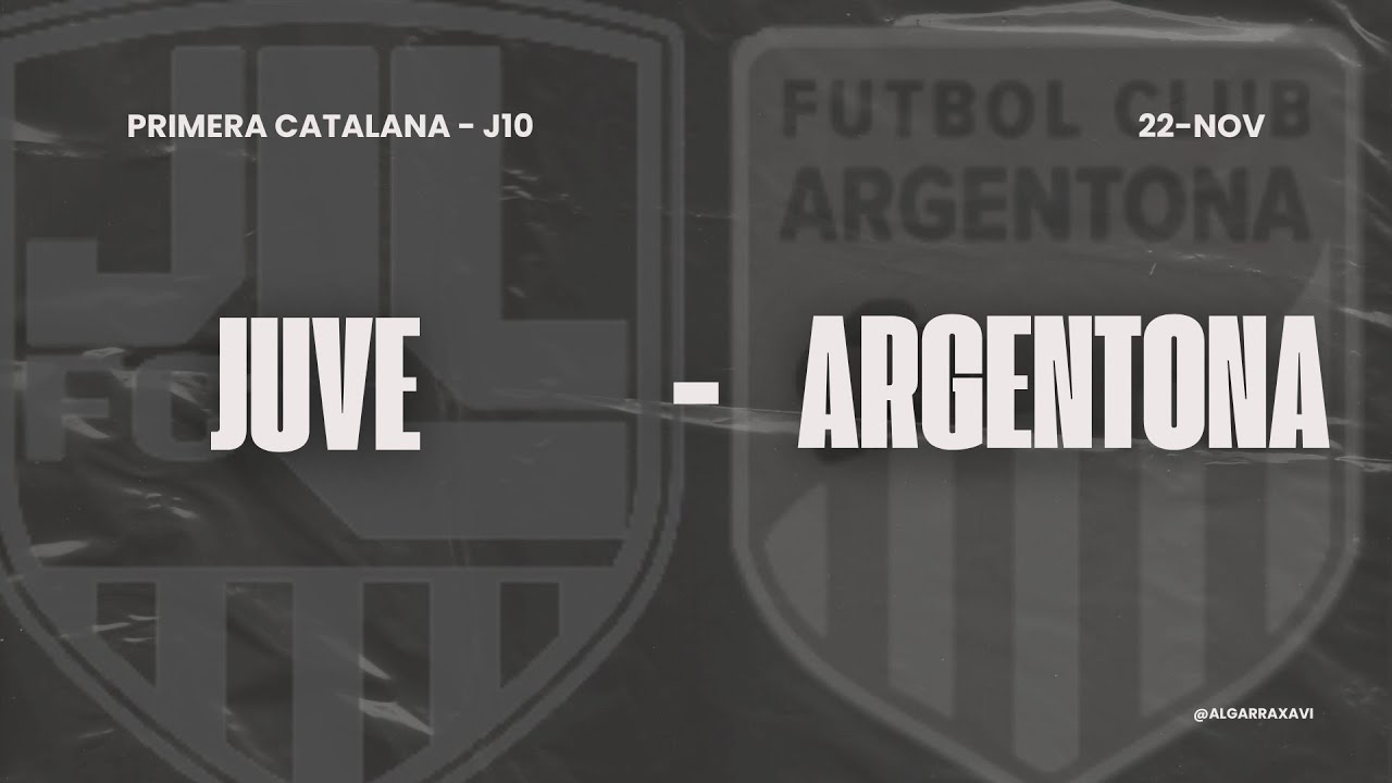 JUVENTUS LLORET VS ARGENTONA || JDA 10 - PRIMERA CATALANA  G.1