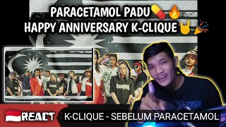 REACTION K-CLIQUE | SEBELUM/PARACETAMOL (OFFICIAL AUDIO)