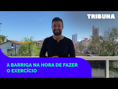 Deixe a barriga assim e você vai emagrecer durante o dia-a-dia