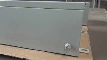 Custom made sheet metal battery box power box