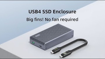 Hagibis 40Gbps USB4 M.2 NVMe SSD Enclosure With LED Display USB4 Cable for Thunderbolt 4/3