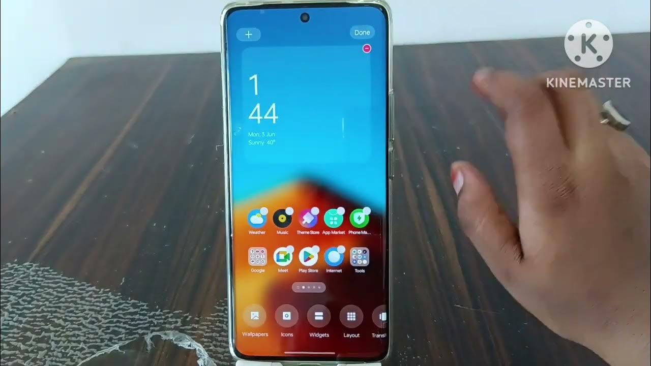 clock-add-on-home-screen-realme-gt6-t-5g-how-to-add-clock-in-home