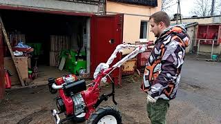 Дизельный мотоблок FERMER FD-905PRO. Заводим. Катаем.