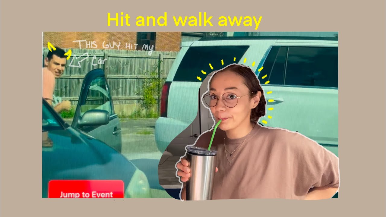 why this dude hit my car?