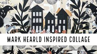 Mark Hearld Inspired : Gelli Print Collage Cut-Paper Technique
