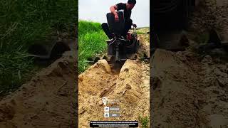 Compact Trench Digging Machine Process For Precise Agricultural Channeling