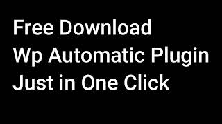 Free Wp automatic Plugin Link in Description box