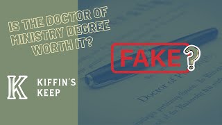 Is the Doctor of Ministry Degree Worth It? - Kiffin's Keep Ep. 38