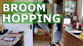 Funny Broom Hopping!!