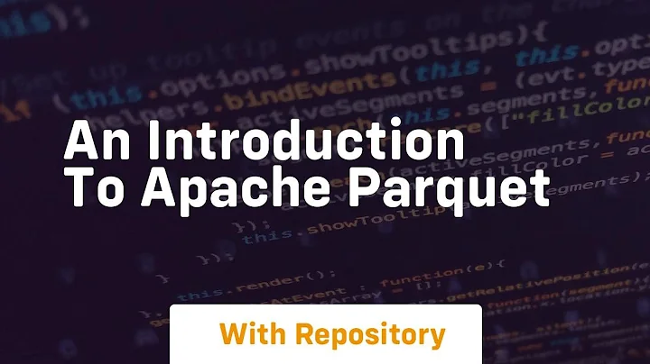 an introduction to apache parquet