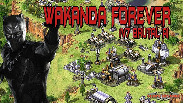 Africa map - 1v7 BRUTAL AI ( Command & Conquer - Yuri