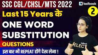 One Word Substitution for SSC CGL,CHSL,MTS | Last 15 Years Previous Year Questions |Ananya Ma'am screenshot 4