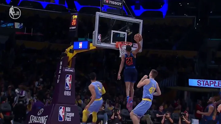 Terrance Ferguson Throws Down 2 MASSIVE Dunks Vs L...