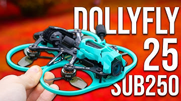Powerful 2.5" FPV Cinewhoop Drone! Sub250 Dollyfly25 V2