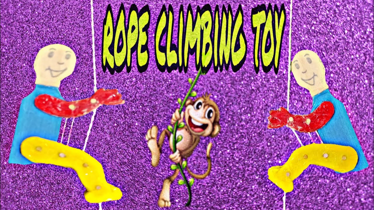 how to make a rope CLIMBING TOY YouTube