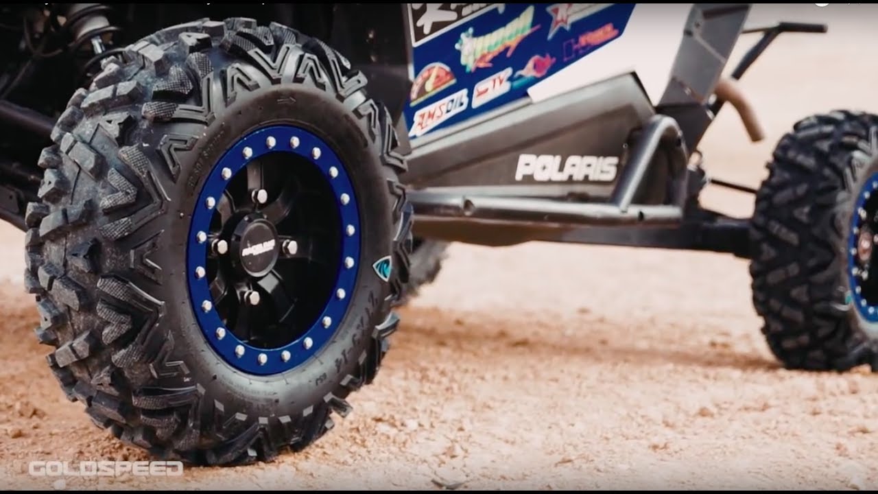 12 Ply UTV Run Flat Tires by Goldspeed Products on a Polaris 1000 YouTube