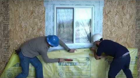 Window Installation Flashing Method A with Fortiflash® Butyl and WeatherSmart® Housewrap