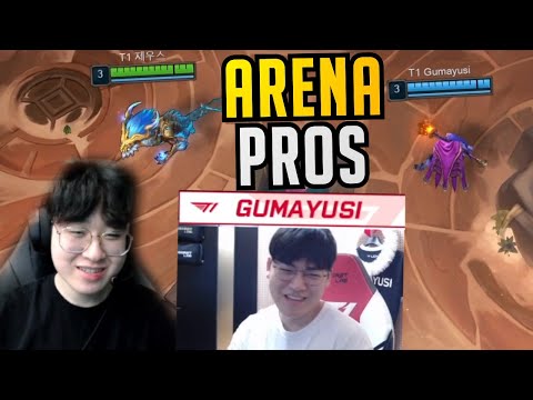 T1 Gumayusi & T1 Zeus Arena DUO | KR Pros Arena Highlights