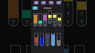 Water Sort Puzzle level 50#50level #puzzle #watercoloursort screenshot 4