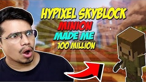 😱 I Made Millions With My Clay Minion  In Hypixel Skyblock